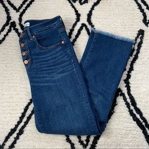 LOFT Cropped Flare Jeans